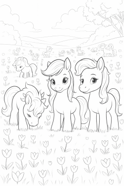 Die flauschigen Ponys der Karottenwelt